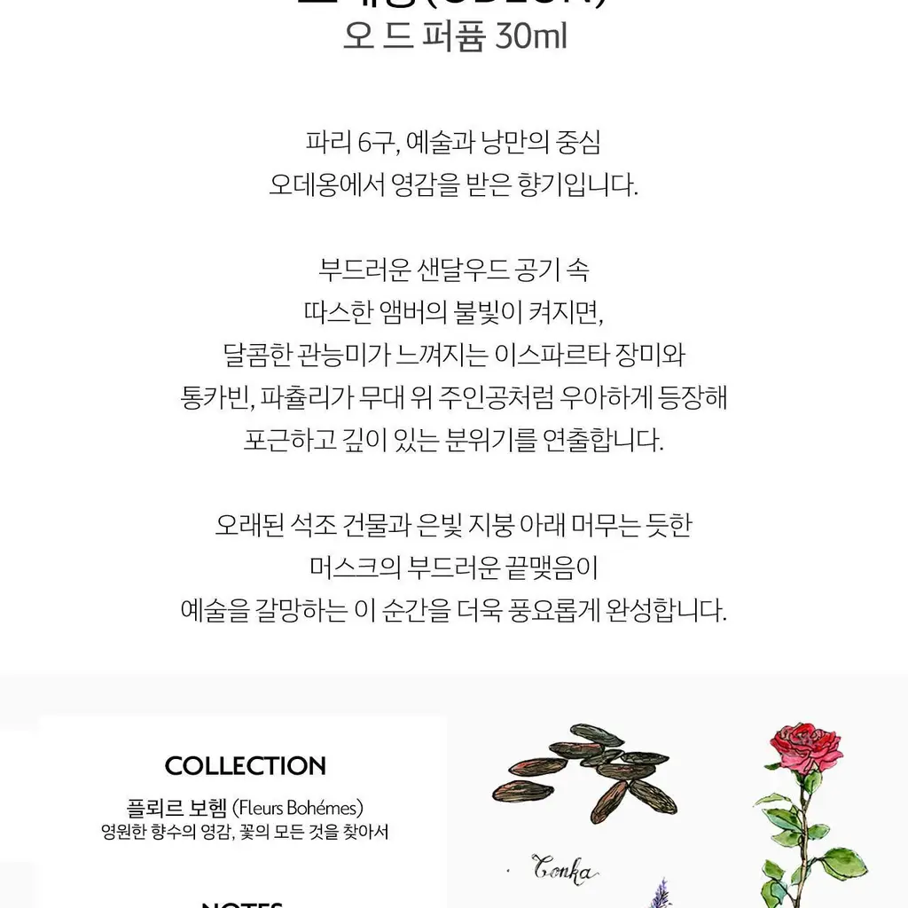[NEW] 메모 오데옹 오드퍼퓸 30ml 상세페이지 2